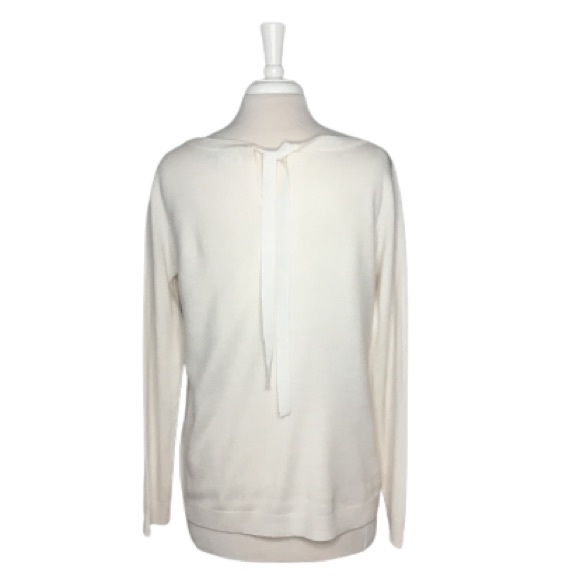 New York & Company “Sparkle” Sweater Off White Med - Picture 3 of 5